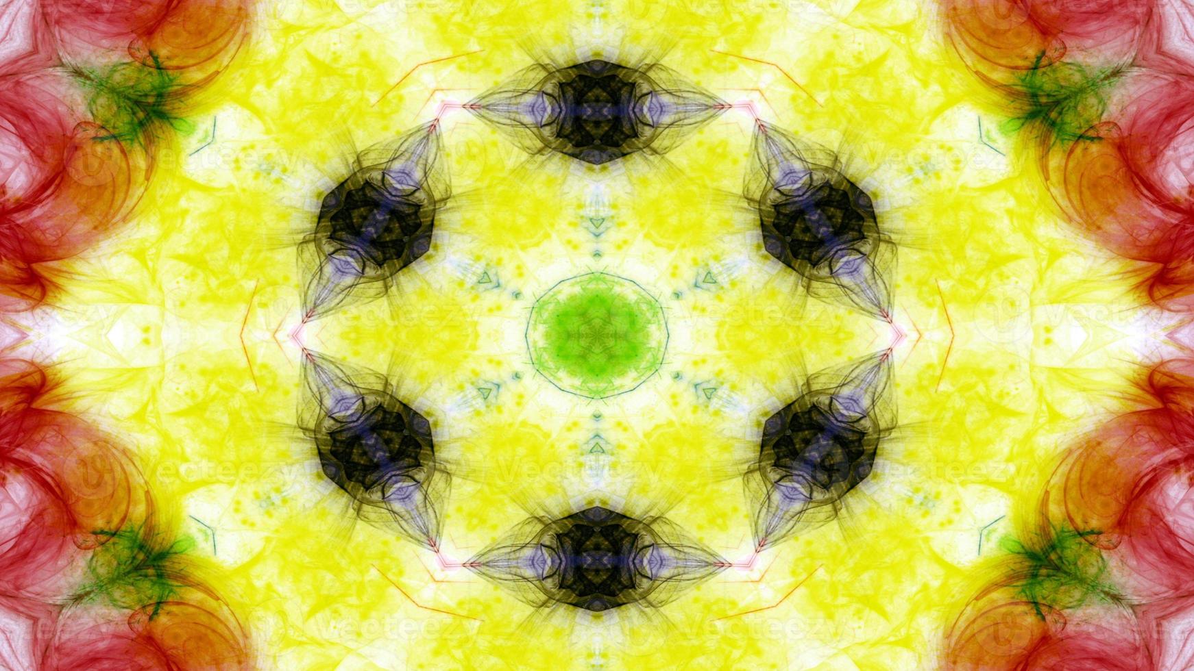 Farbtinte Pinsel Kaleidoskop foto