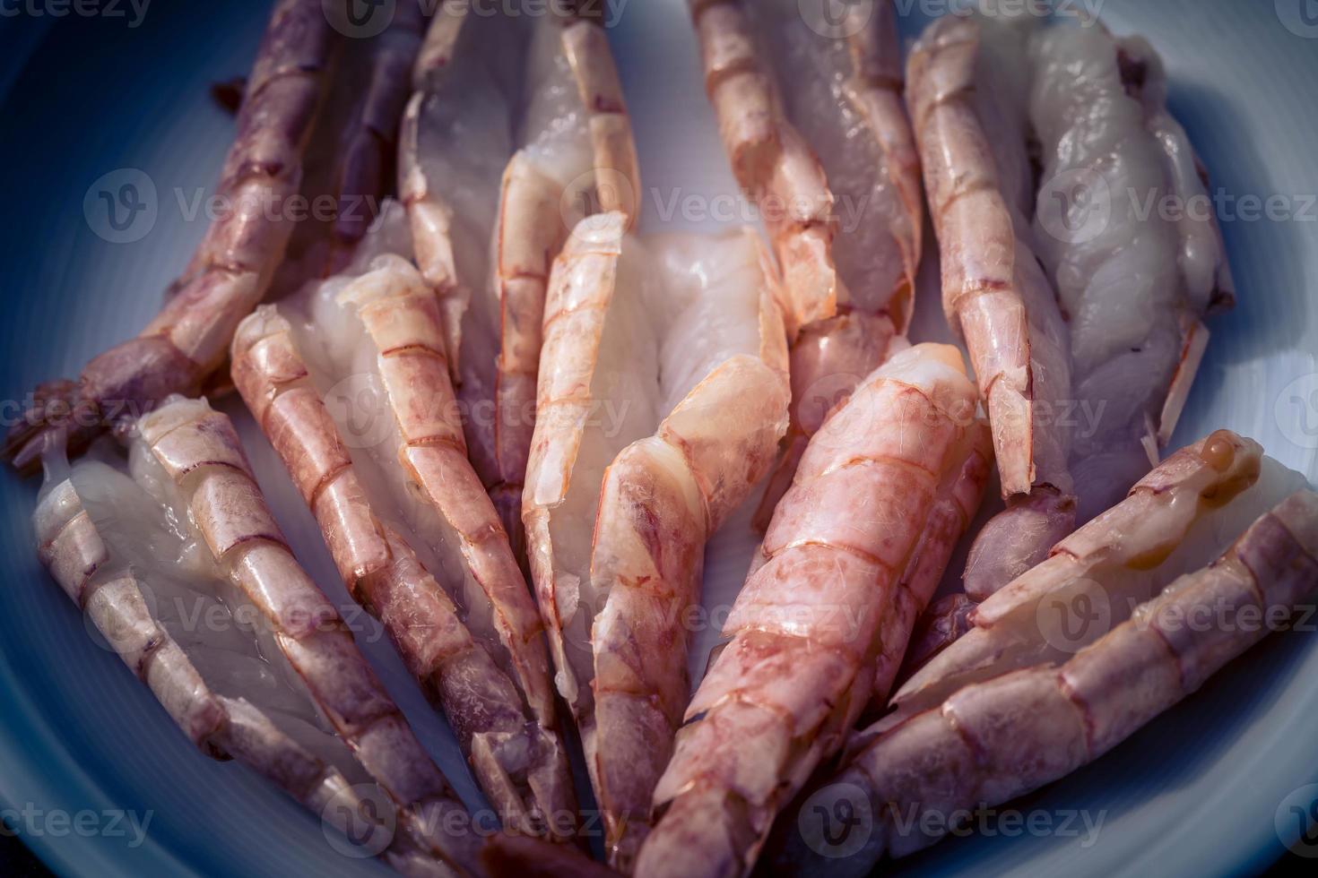 mediterran marinierte Meeresfrüchte zum Grillen foto