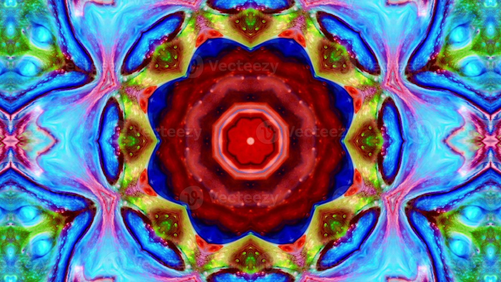 Farbtinte Pinsel Kaleidoskop foto