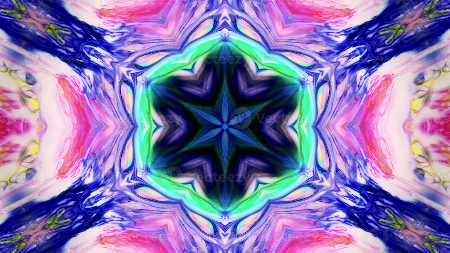 Farbtinte Pinsel Kaleidoskop foto