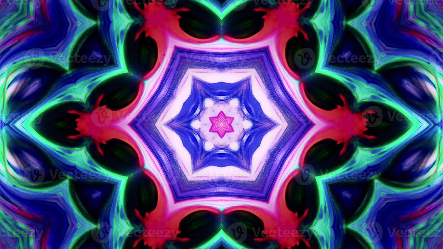 Farbtinte Pinsel Kaleidoskop foto