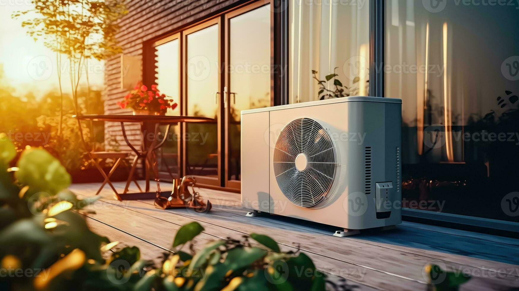 Luft Conditioner zum Zuhause Komfort - - generativ ai foto