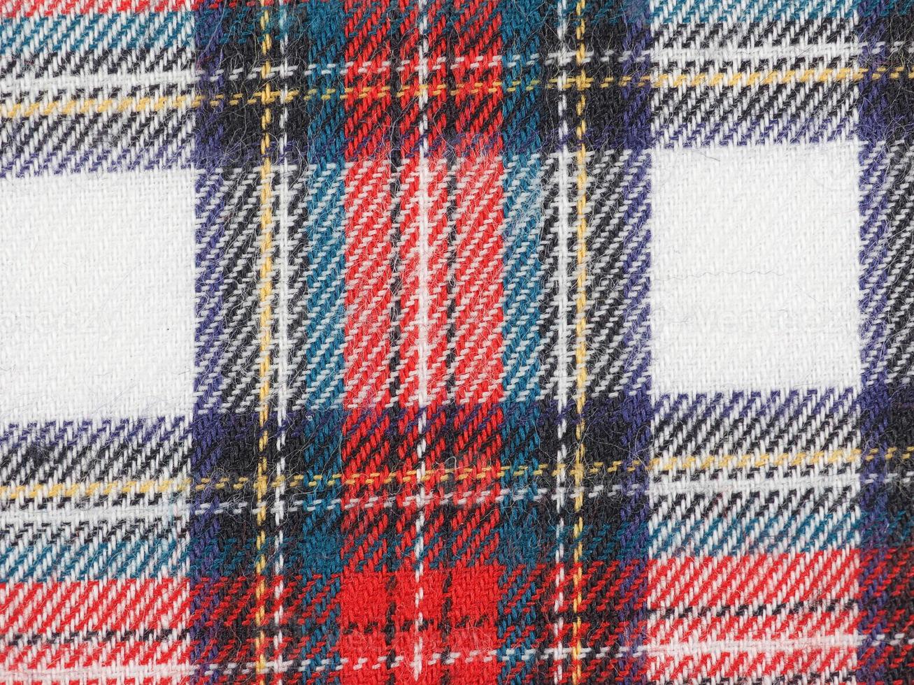 Tartan-Stoff-Hintergrund foto