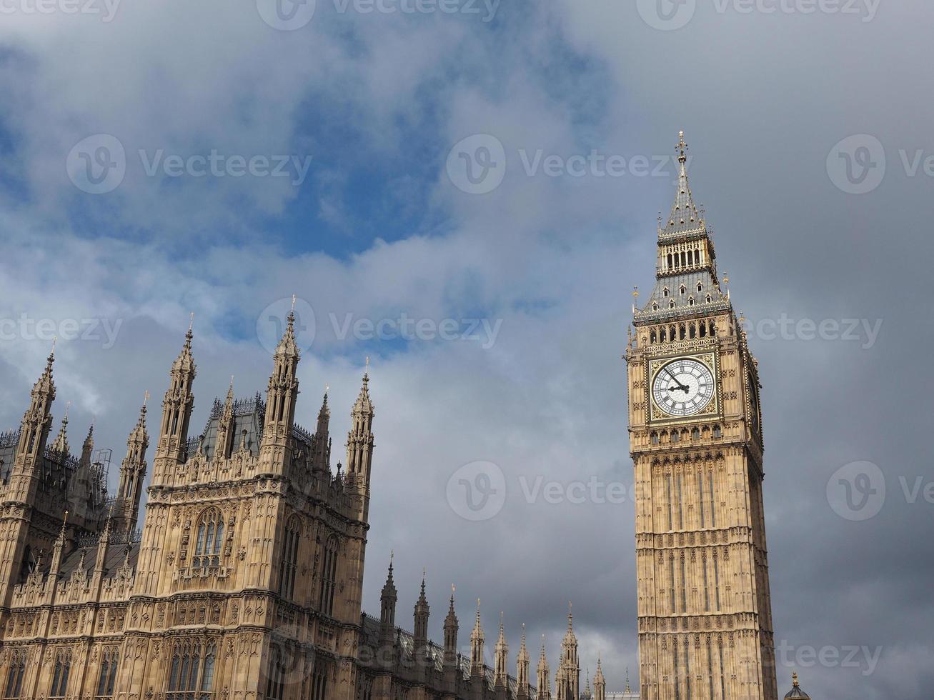 Parlamentsgebäude in London foto