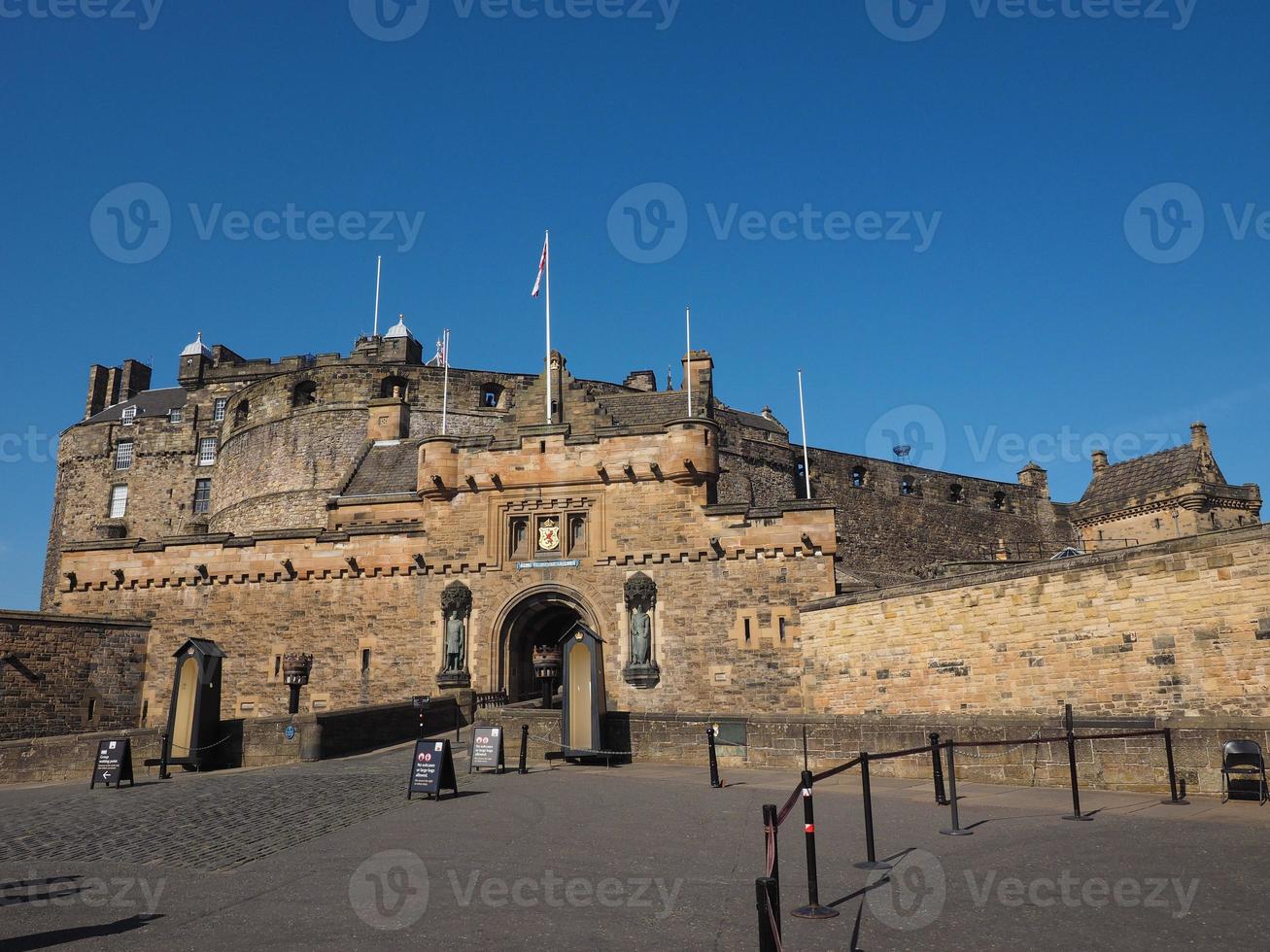 Edinburgh Castle in Schottland foto