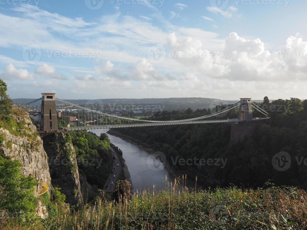 clifton hängebrücke in bristol foto