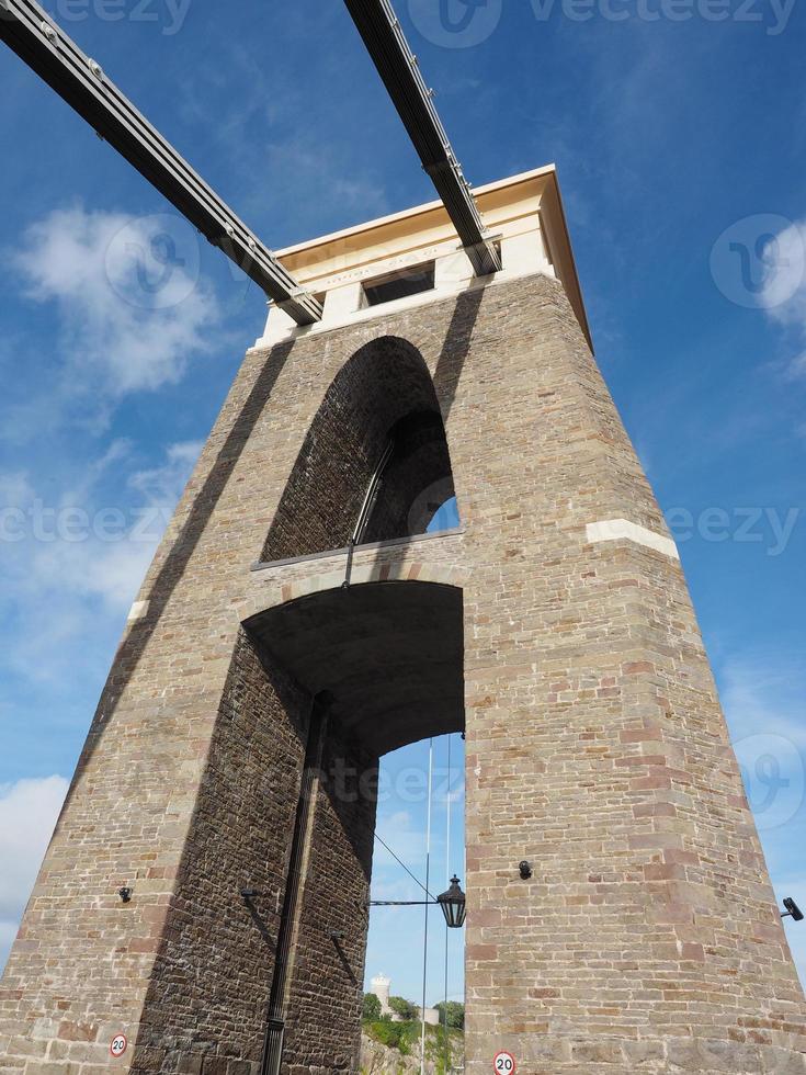 clifton hängebrücke in bristol foto