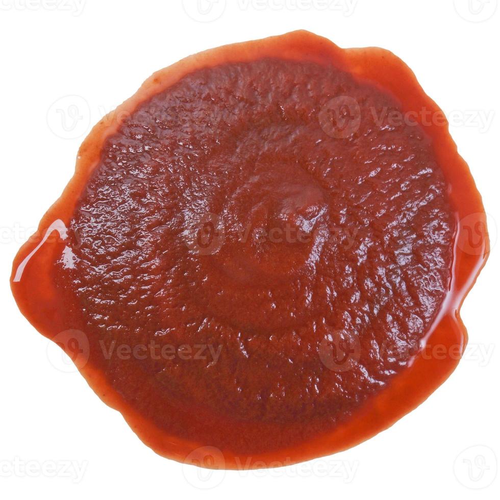 Tomatenketchup isoliert foto