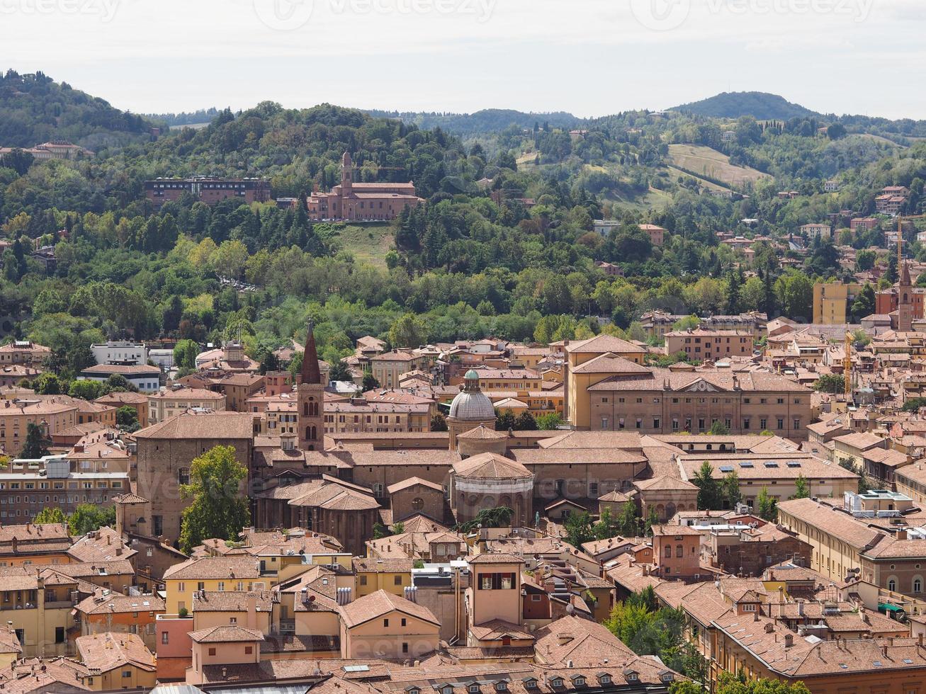 Luftaufnahme von Bologna foto