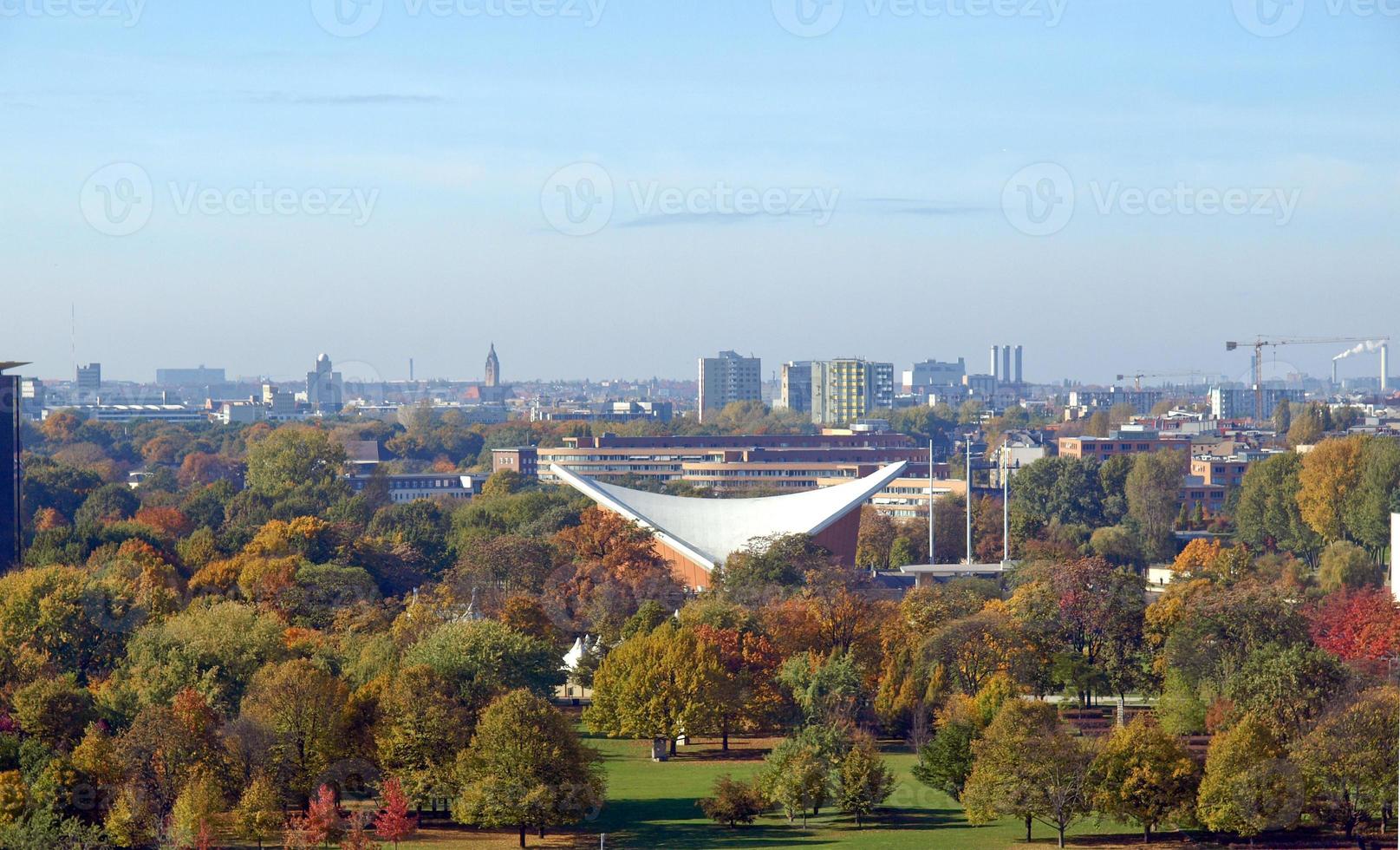 Luftaufnahme von Berlin foto