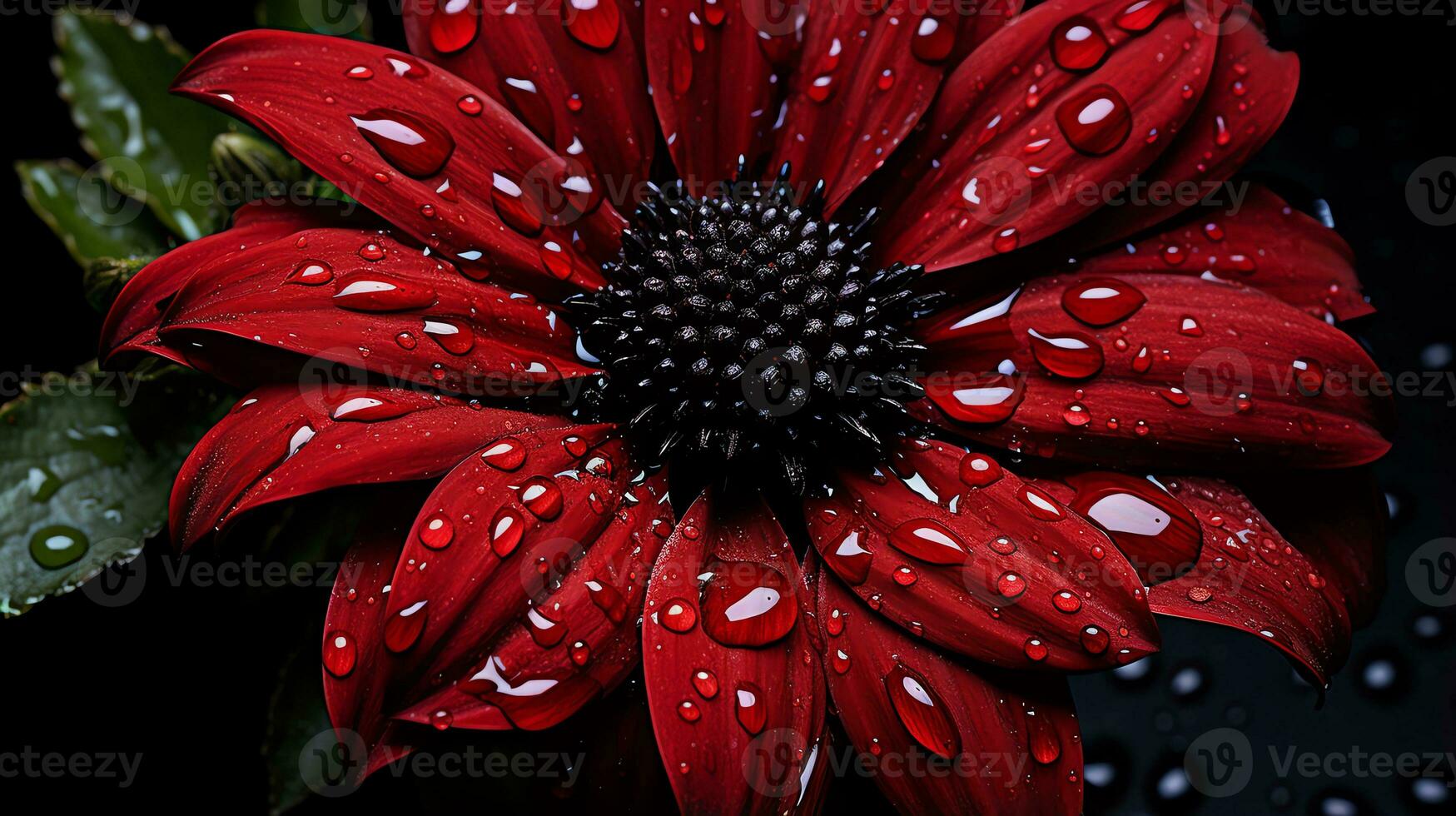 ein Bündel von Blumen sind vereinbart worden im ein Muster ai generativ foto