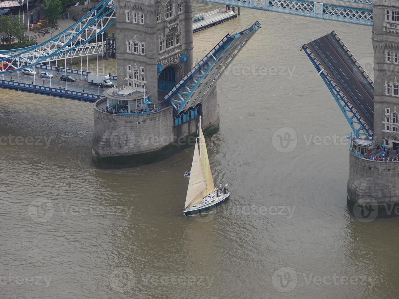 Luftaufnahme von London foto