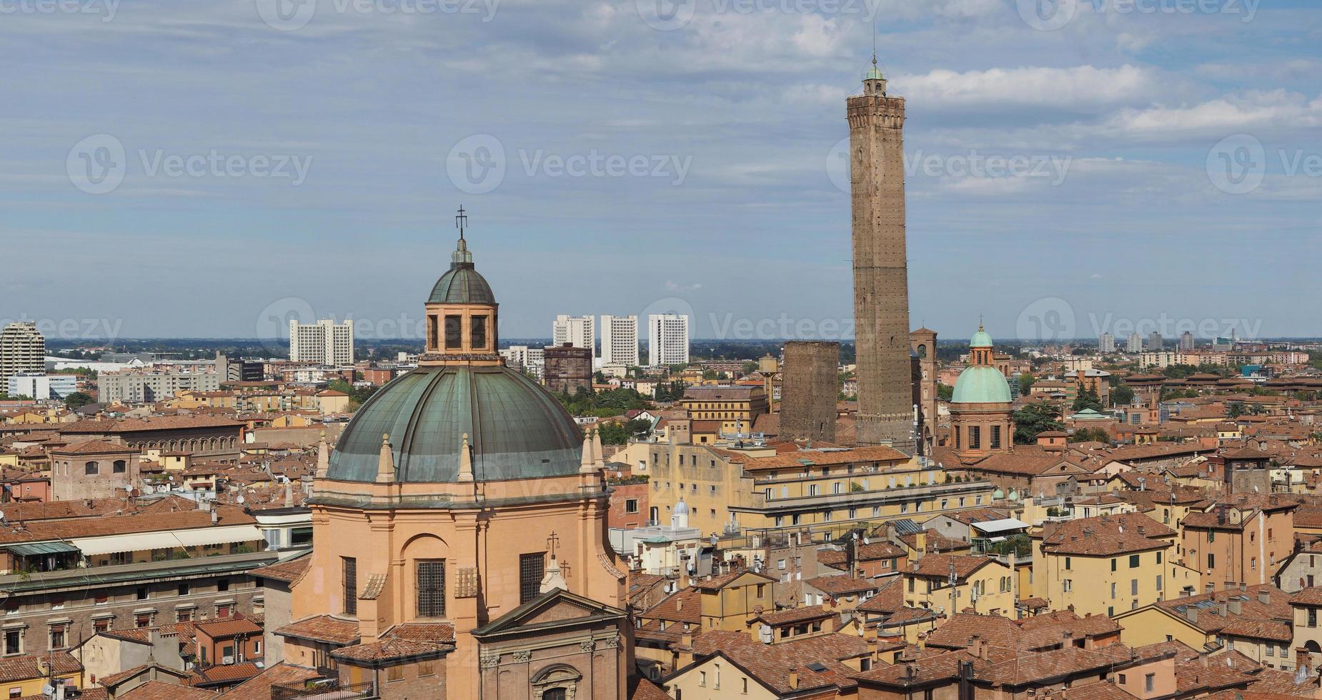 Luftaufnahme von Bologna foto