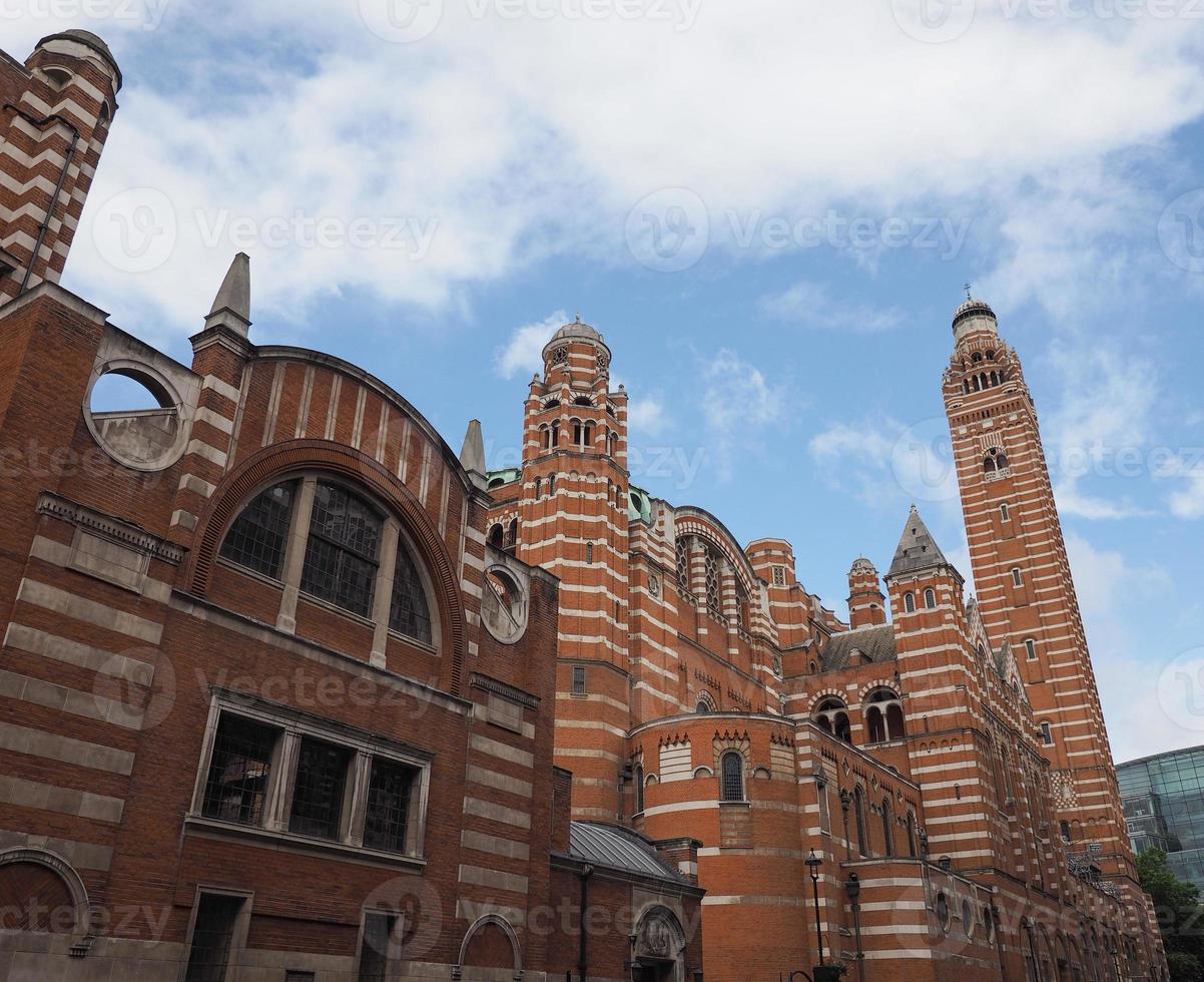 Westminster-Kathedrale in London foto