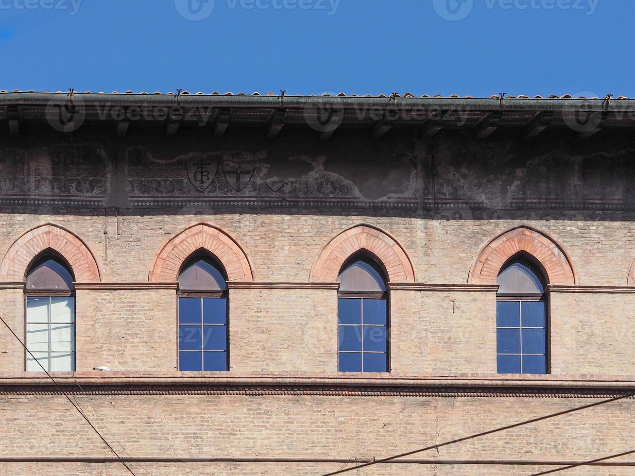 Blick auf die Altstadt von Bologna foto