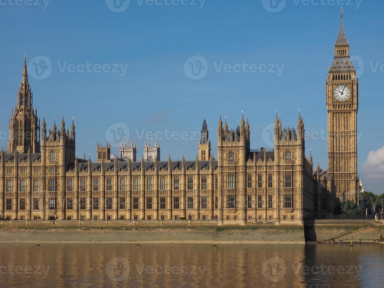 Parlamentsgebäude in London foto