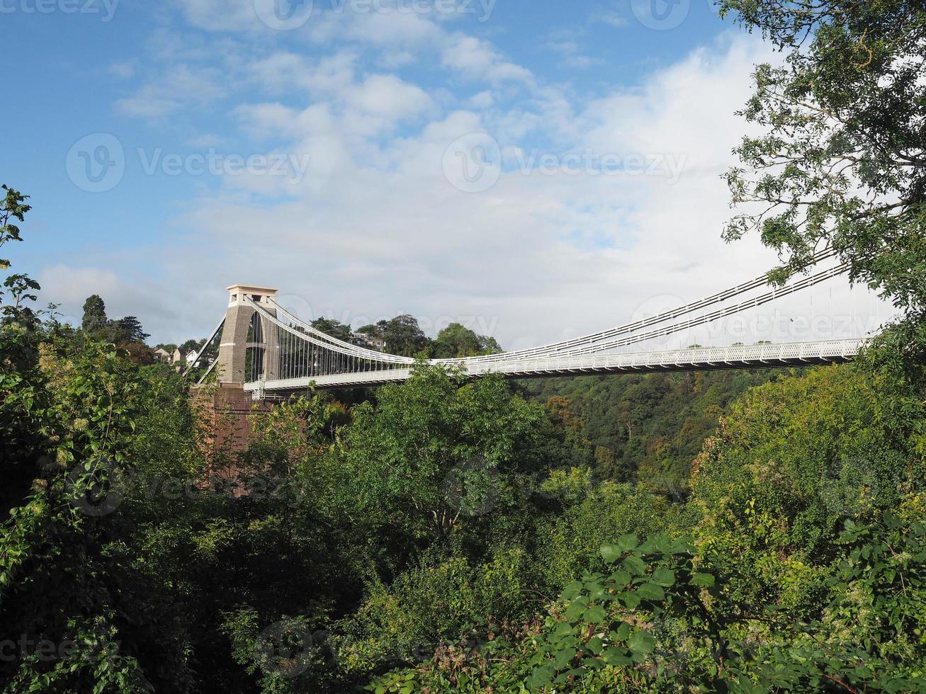 clifton hängebrücke in bristol foto