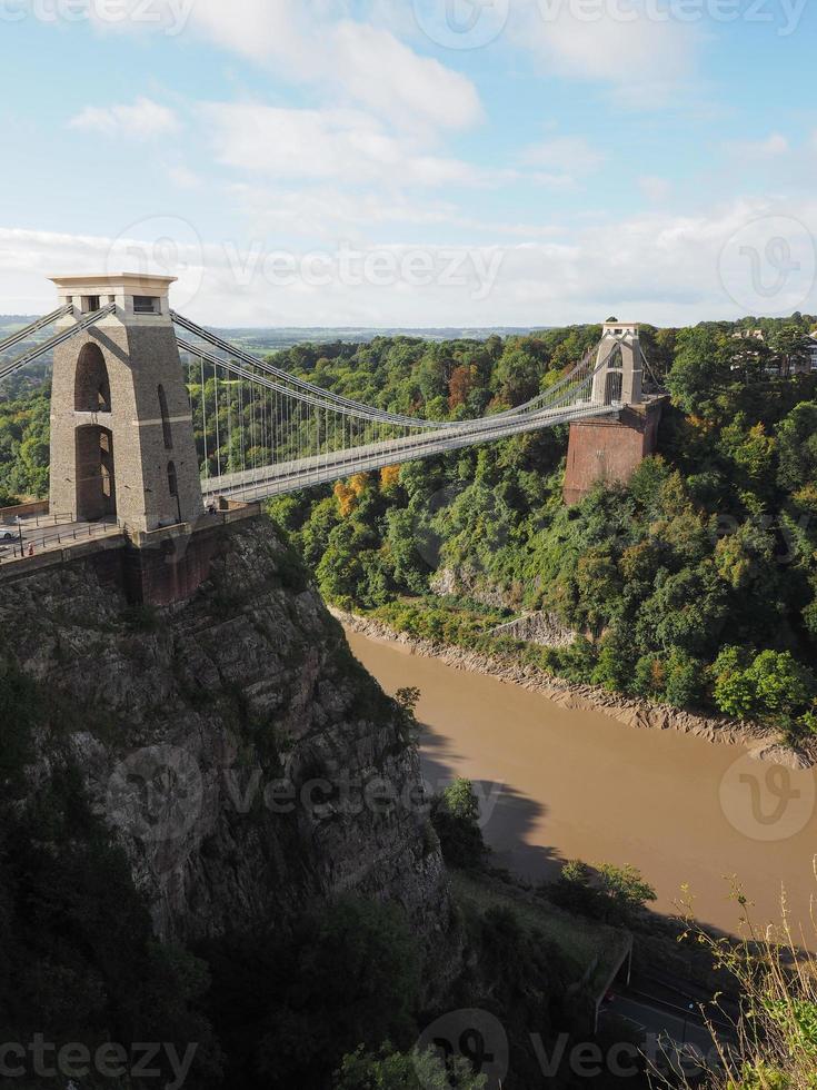 clifton hängebrücke in bristol foto