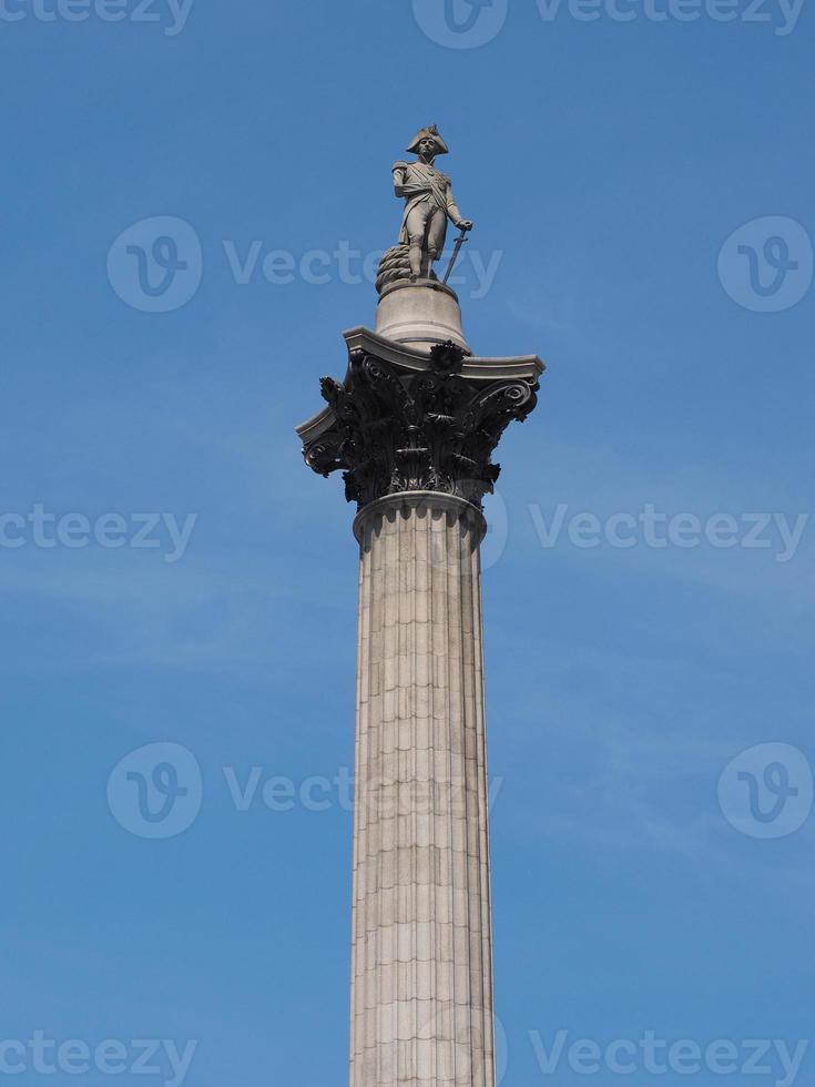 Nelsonsäule in London foto