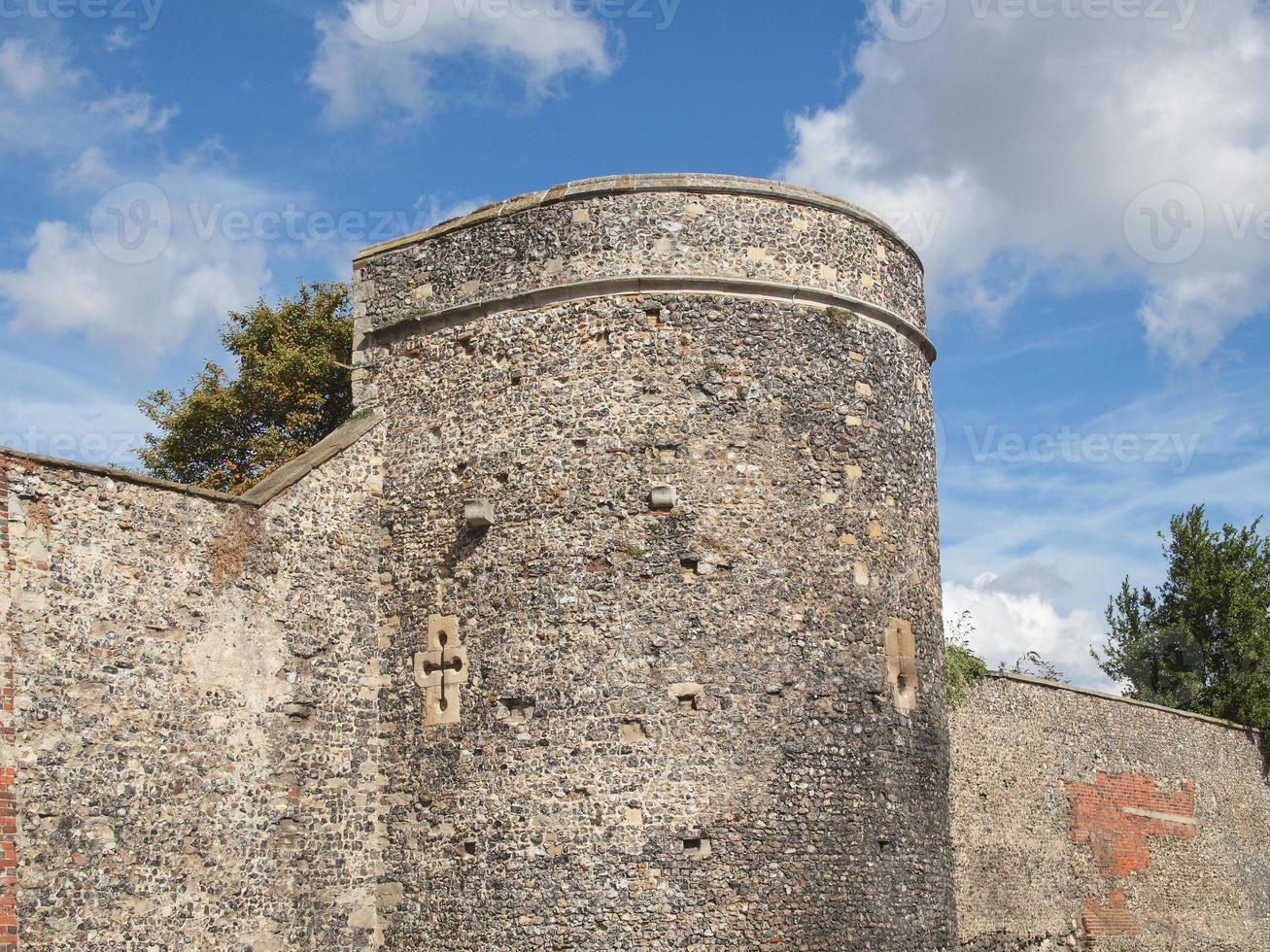Stadtmauer von Canterbury foto