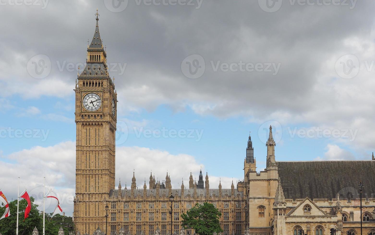 Parlamentsgebäude in London foto