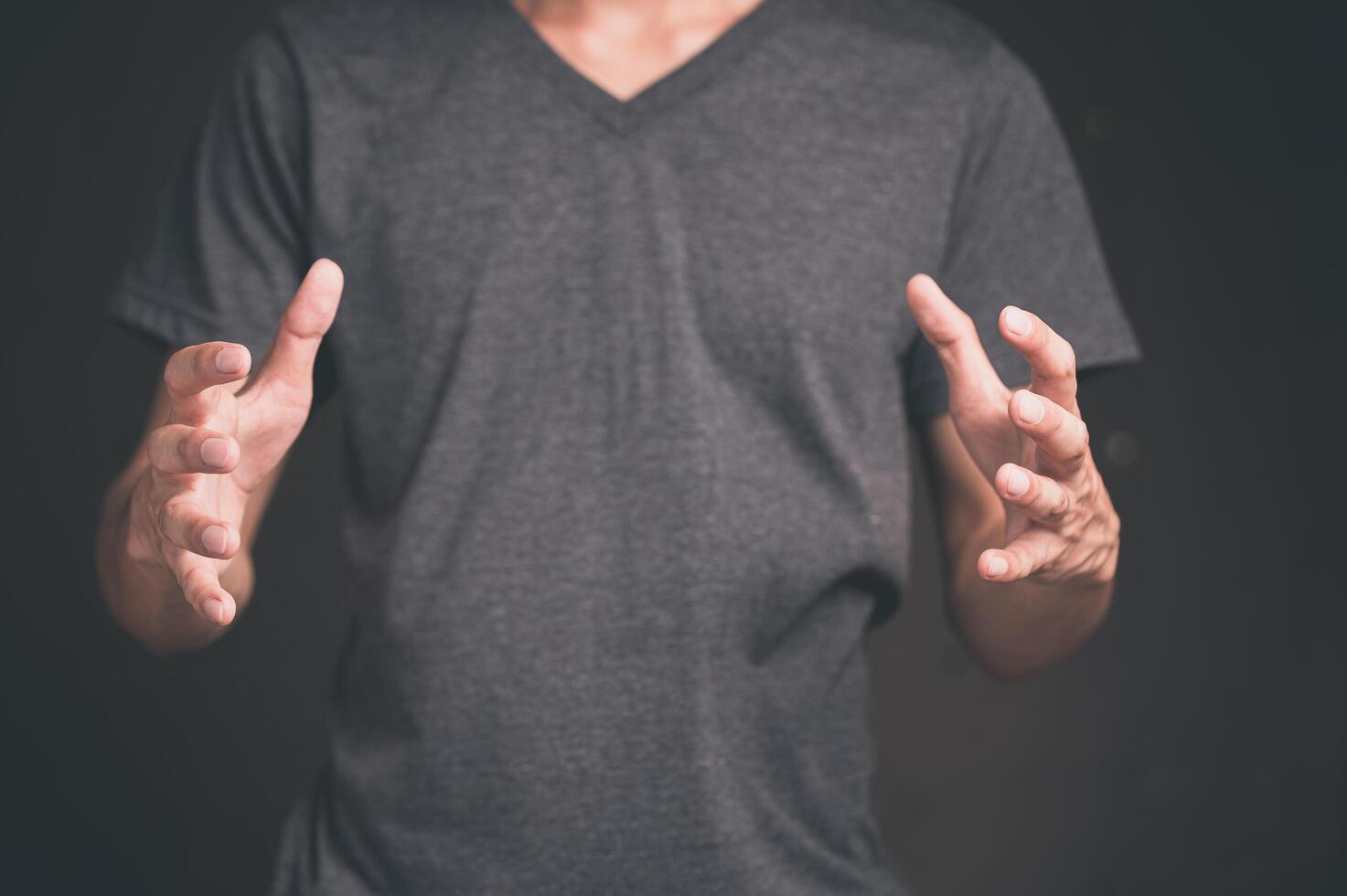 menschliche Handgesten für Aktivitäten foto