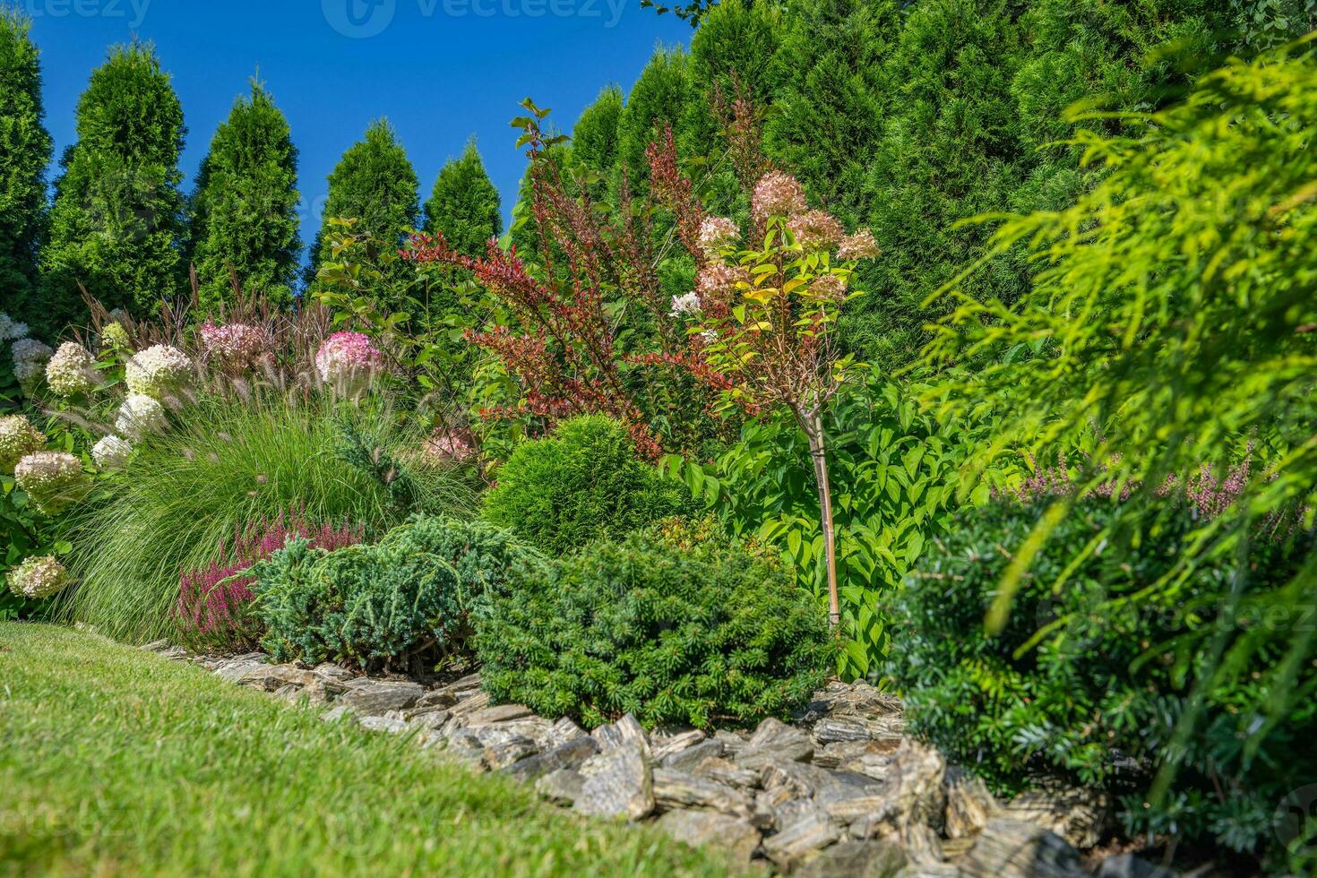 szenisch Wohn Hinterhof Garten foto