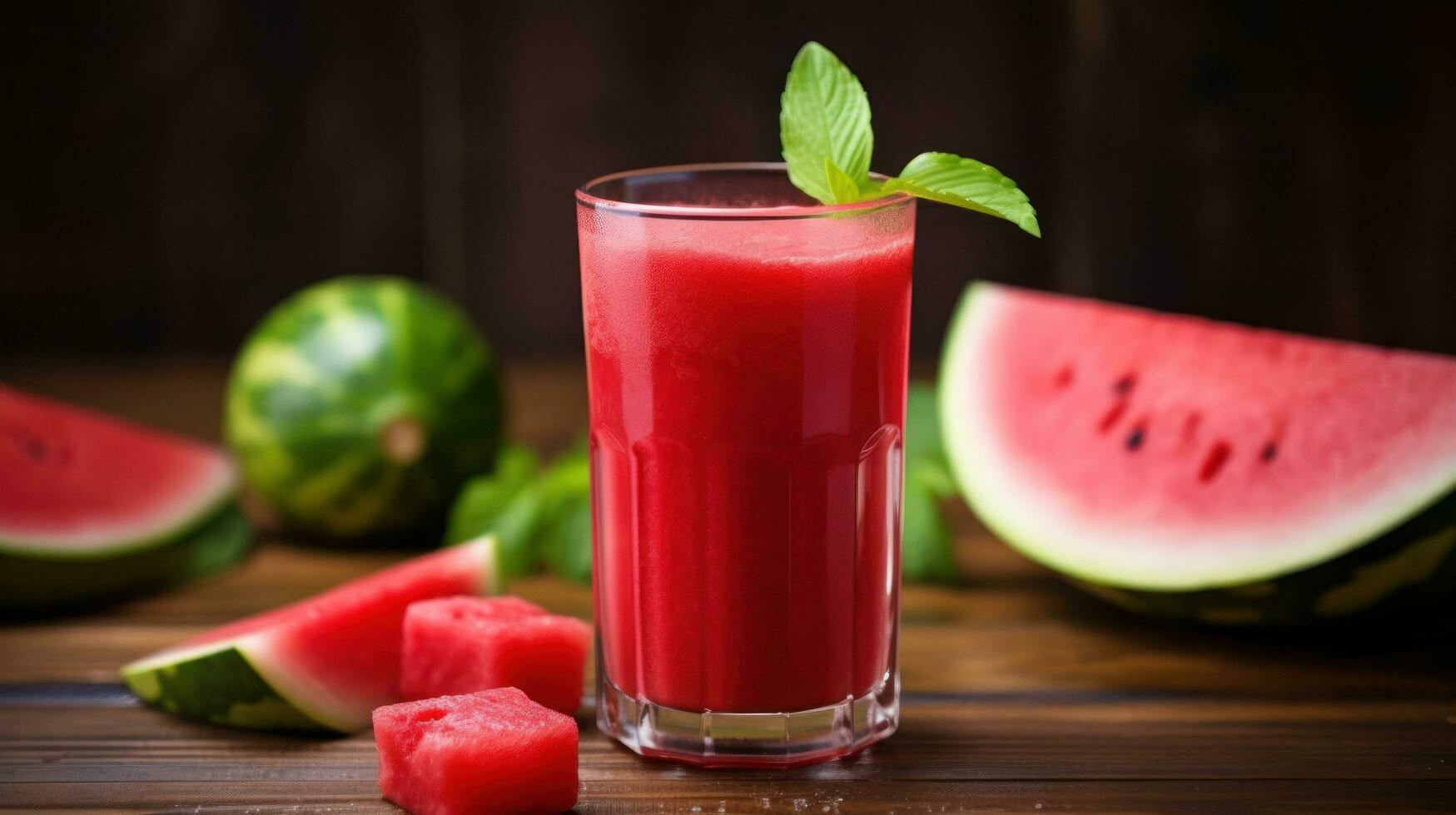 frischer Wassermelonensaft foto