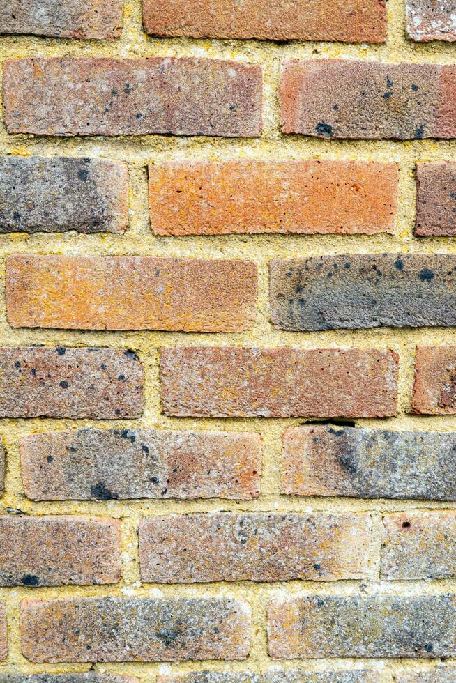 Textur Hintergrund von rot Backstein Mauer foto