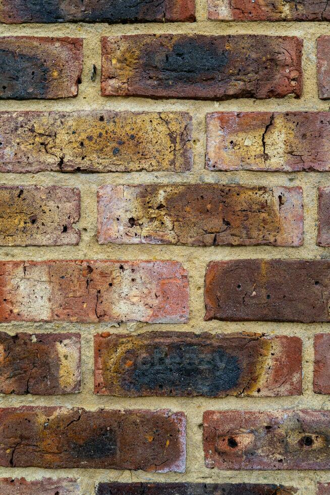 Textur Hintergrund von rot Backstein Mauer foto