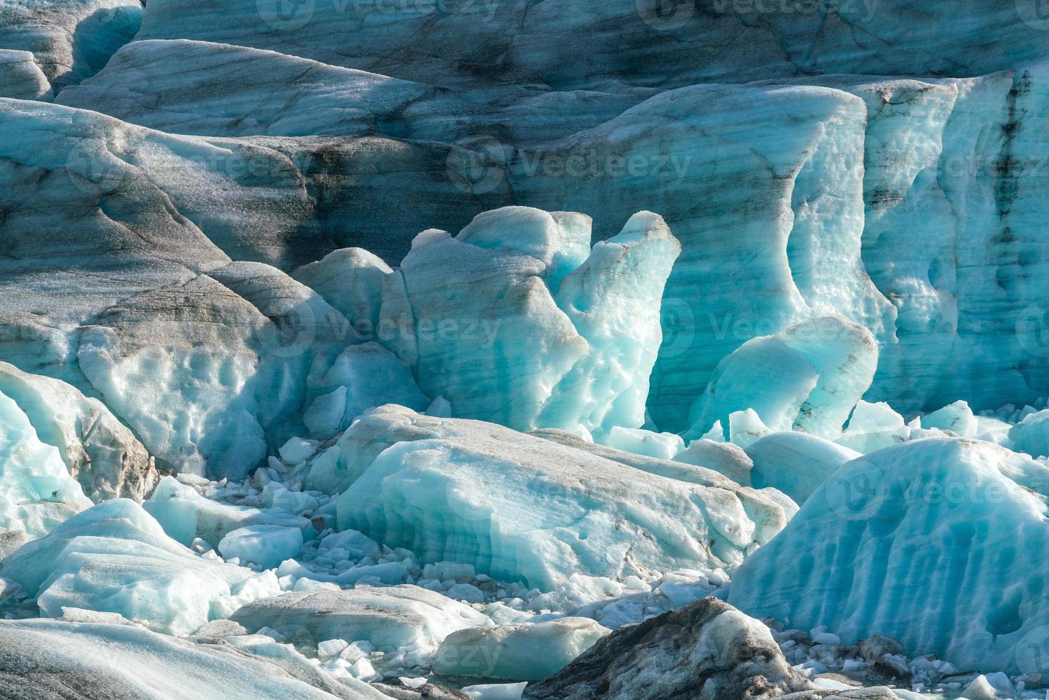 Svinafellsjökull-Gletscher im Vatnajökull-Nationalpark foto