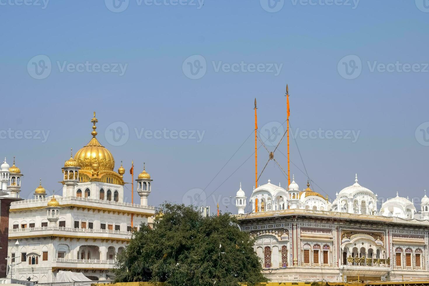 schön Aussicht von golden Tempel Harmandir sahib im Amritsar, Punjab, Indien, berühmt indisch Sikh Wahrzeichen, golden Tempel, das Main Heiligtum von sikhs im Amritsar, Indien foto