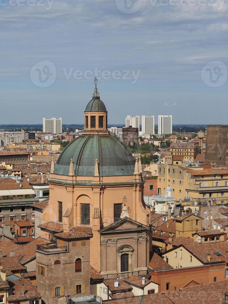 Luftaufnahme von Bologna foto