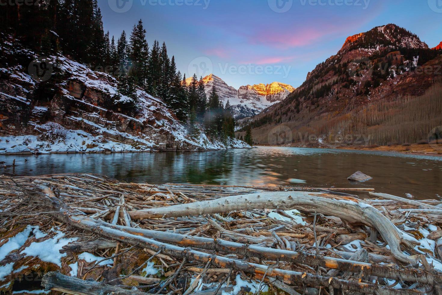 Naturlandschaft der kastanienbraunen Glocke in Colorado foto