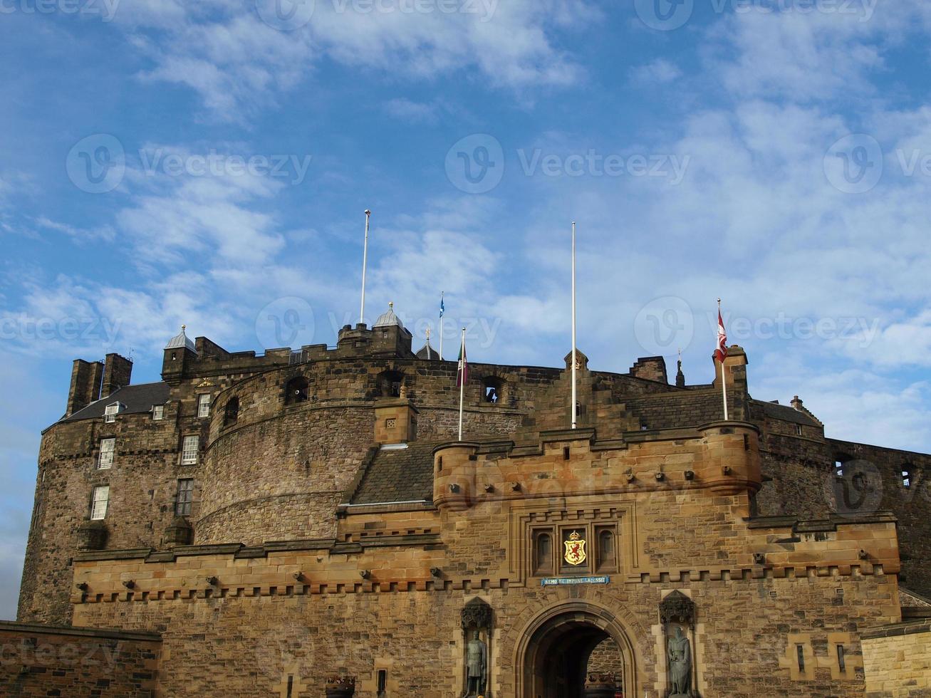 Edinburgh Castle in Schottland foto