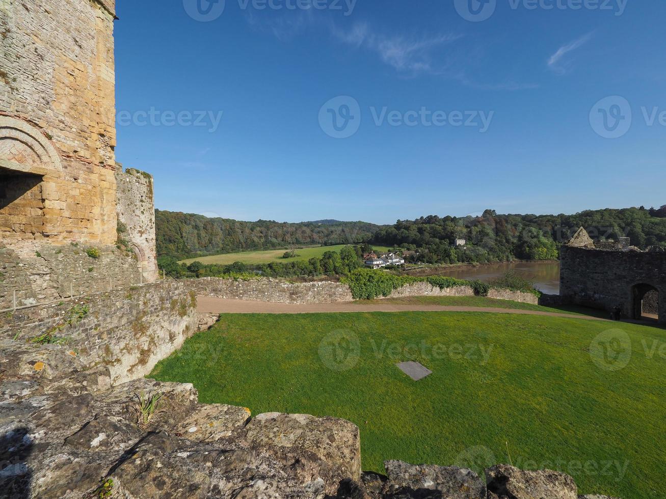 Blick auf die Landschaft in Chepstow foto