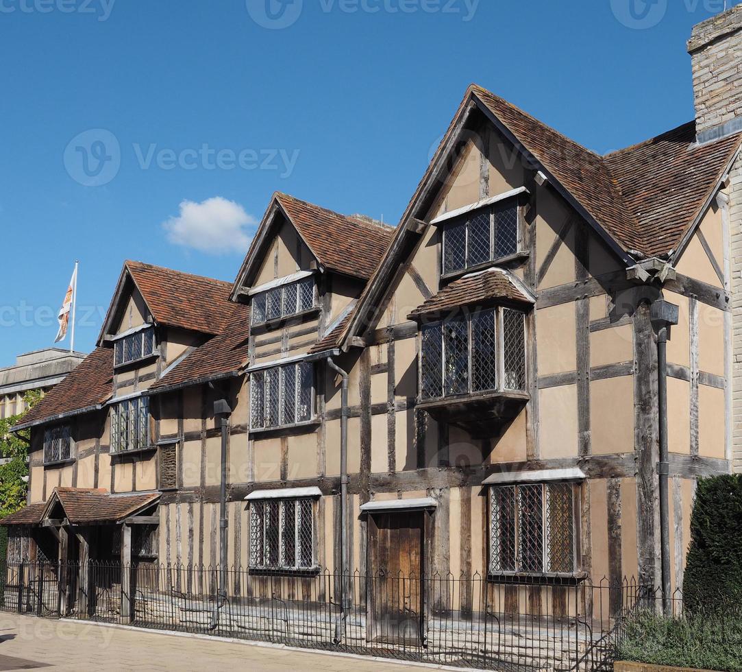 Shakespeare-Geburtsort in Stratford-upon-Avon foto