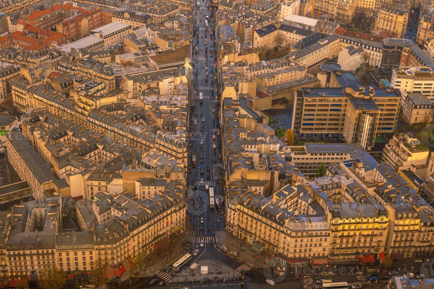 Skyline von Paris in Frankreich foto