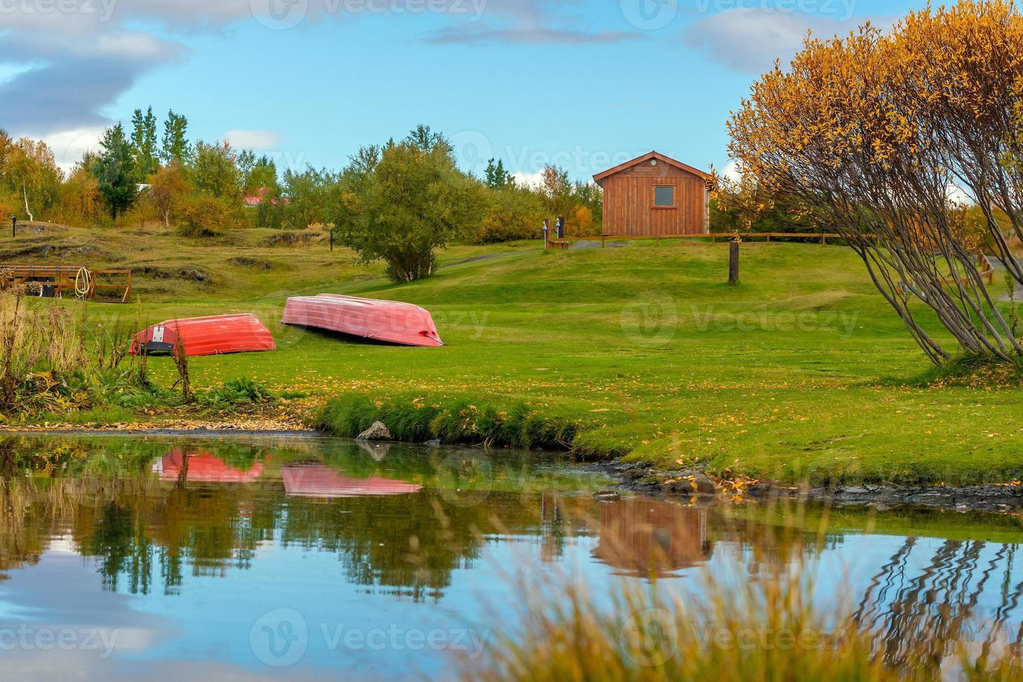 Island schöne Landschaft, isländische Naturlandschaft. foto