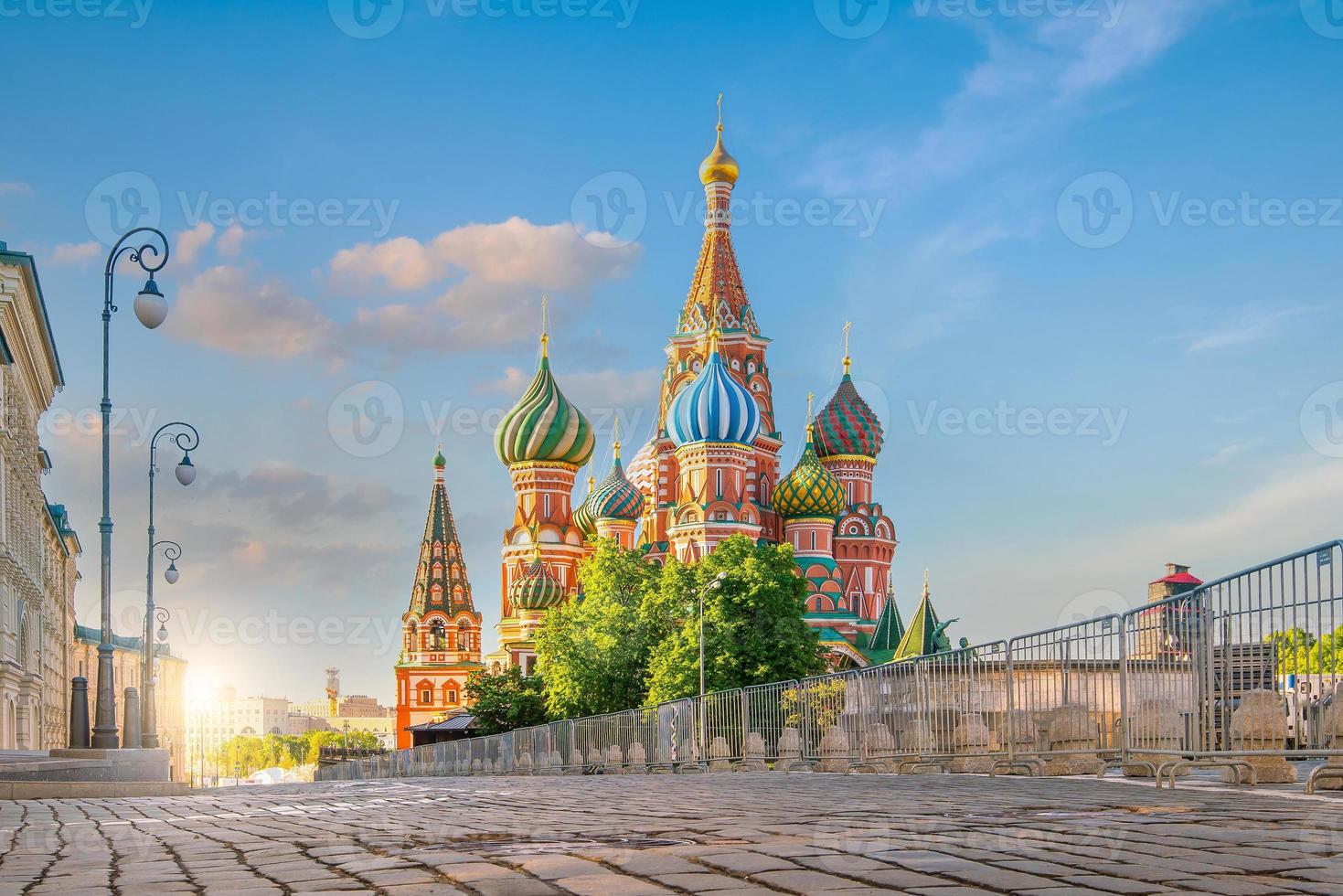 Basilius-Kathedrale am Roten Platz in Moskau Russland foto