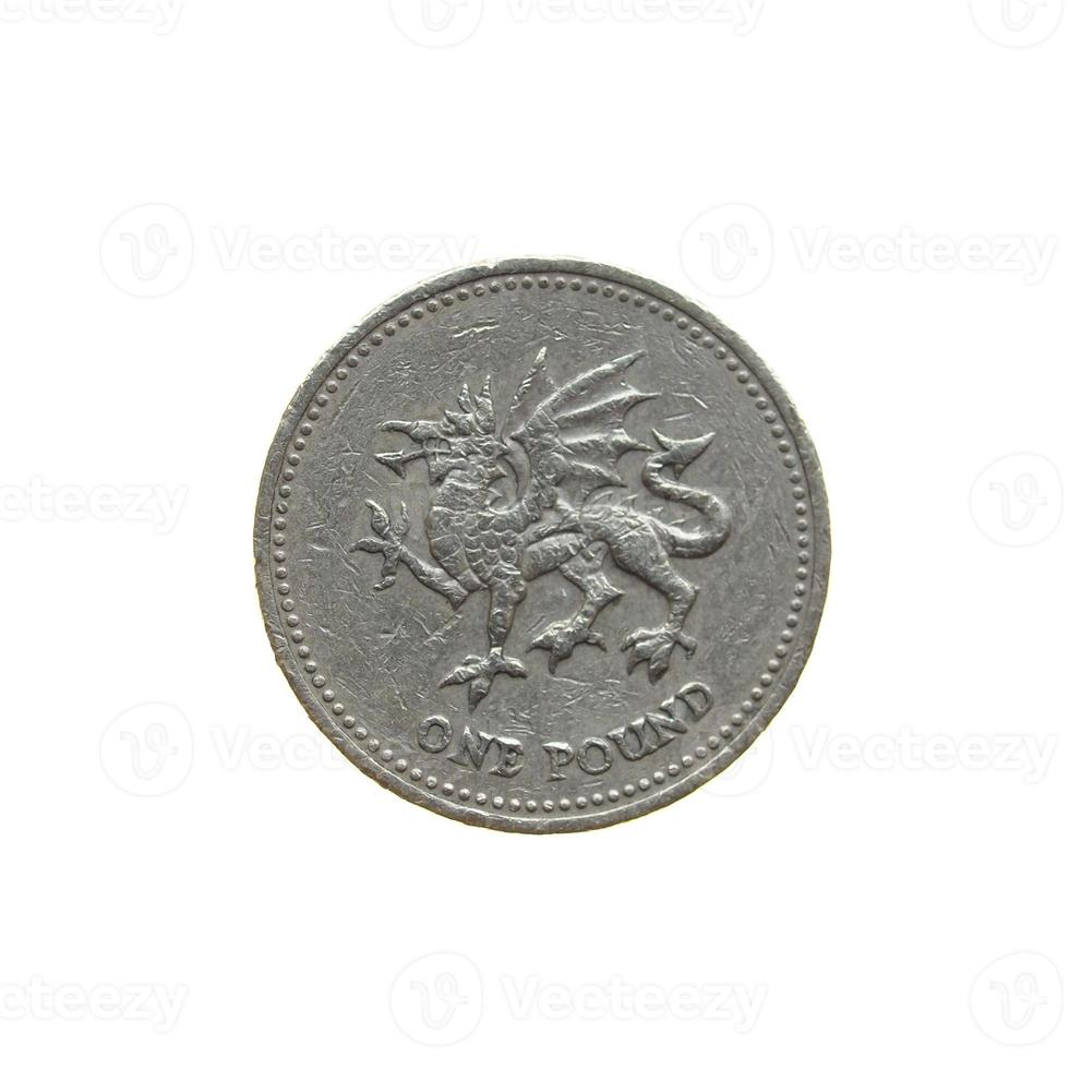 1-Pfund-Münze, Großbritannien foto