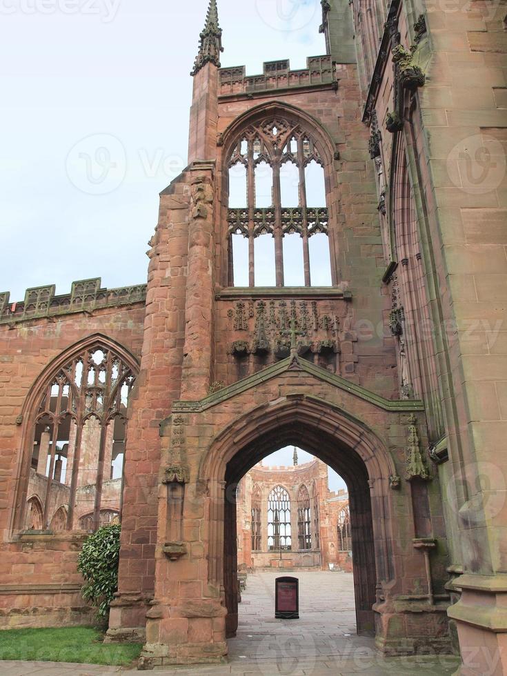 Ruinen der Kathedrale von Coventry foto