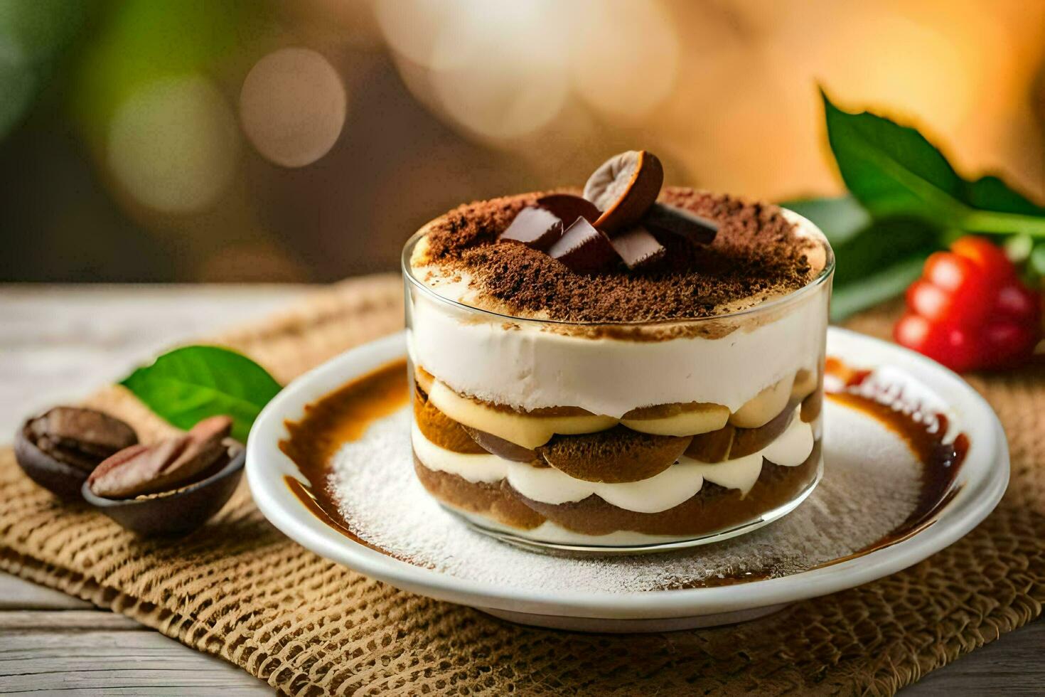 das Beste Dessert Rezepte zum das Feiertage. KI-generiert foto