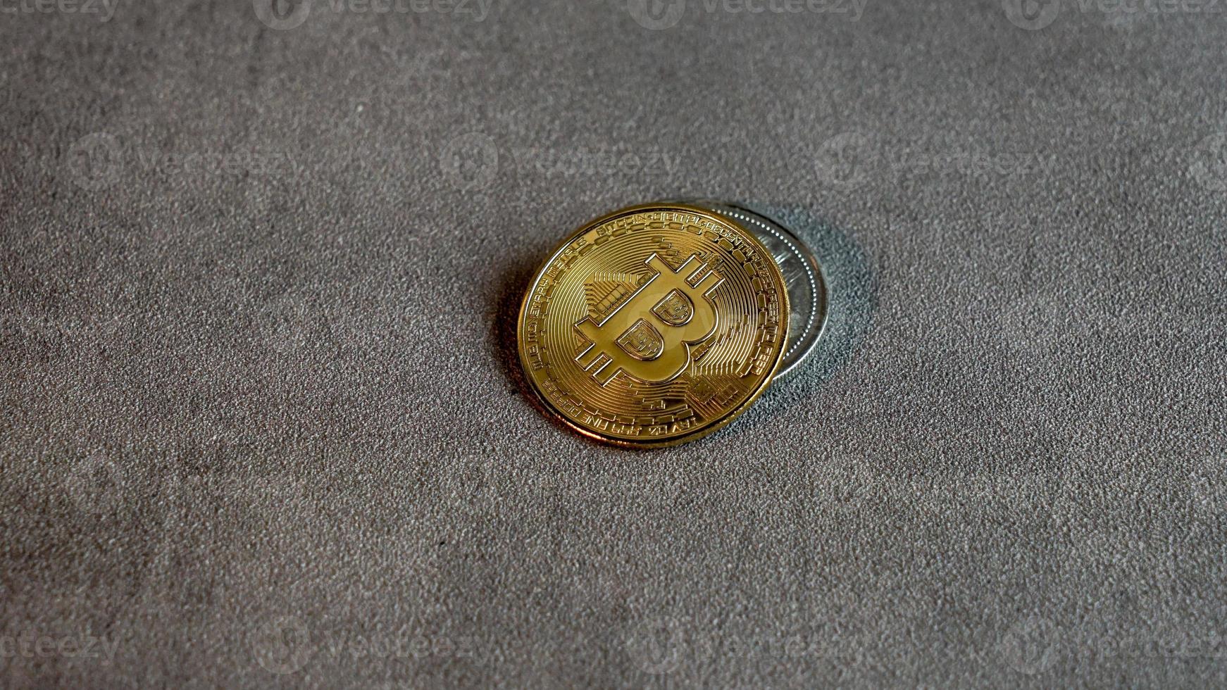 Kryptowährung Bitcoin die zukünftige Münze foto