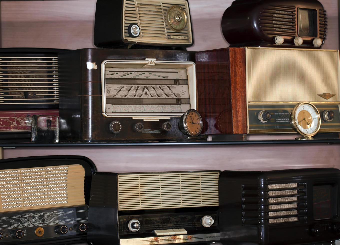 Retro Vintage altes Radio Nostalgieobjekt foto