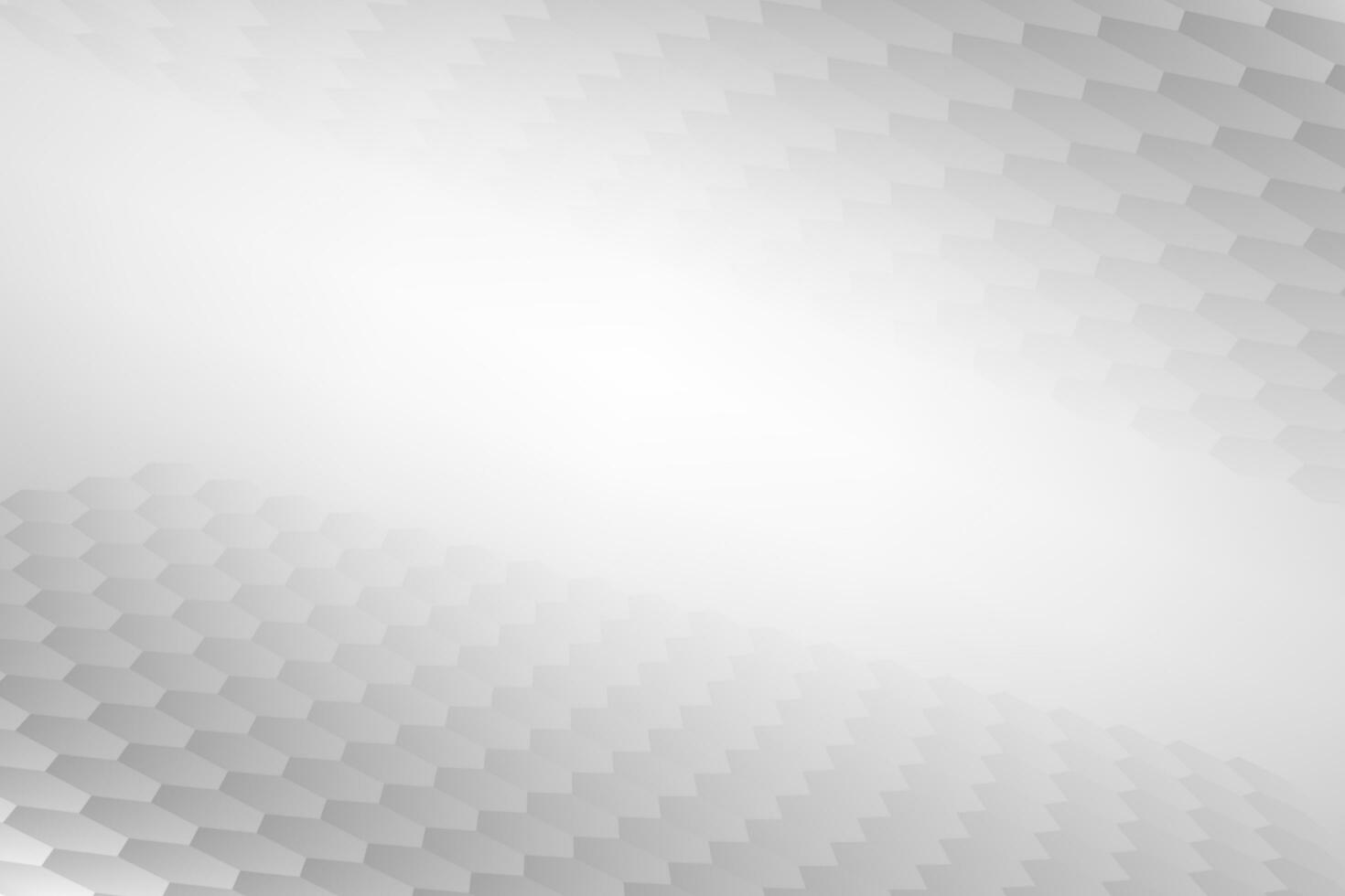 Drehung 3d abstrakt Licht Weiß und grau Hintergrund von geprägt Oberfläche Sechseck, Wabe modern horizontal Muster Konzept. geometrisch Gittergewebe minimal Gradient Farbe zum Karte und Poster Illustration foto
