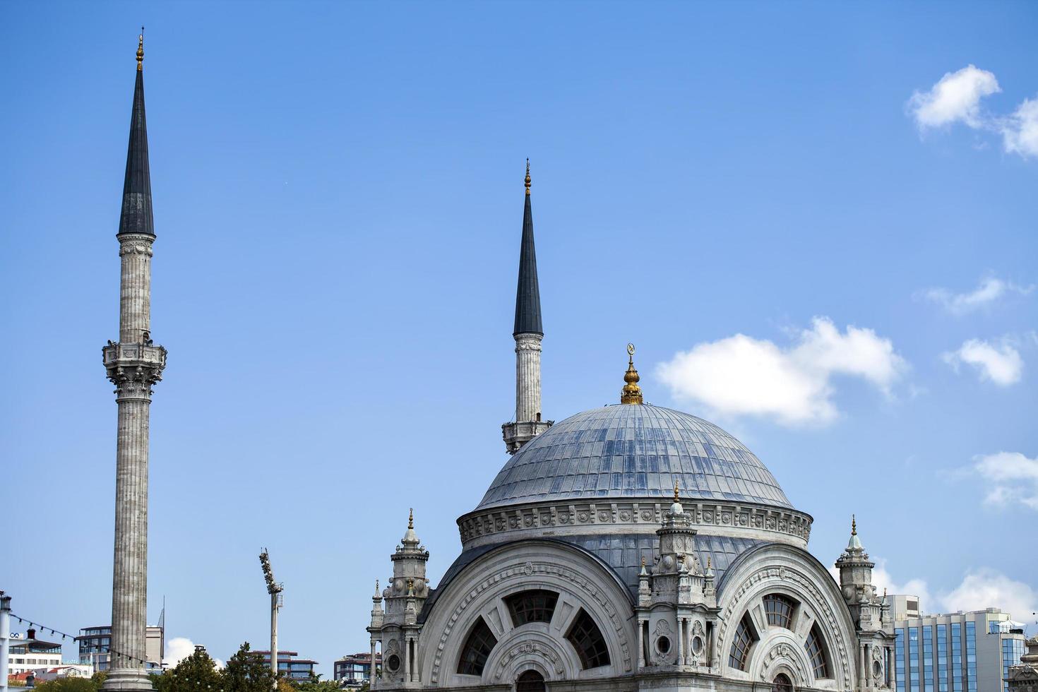 Architektur der islamischen Religionsmoschee in der Türkei foto