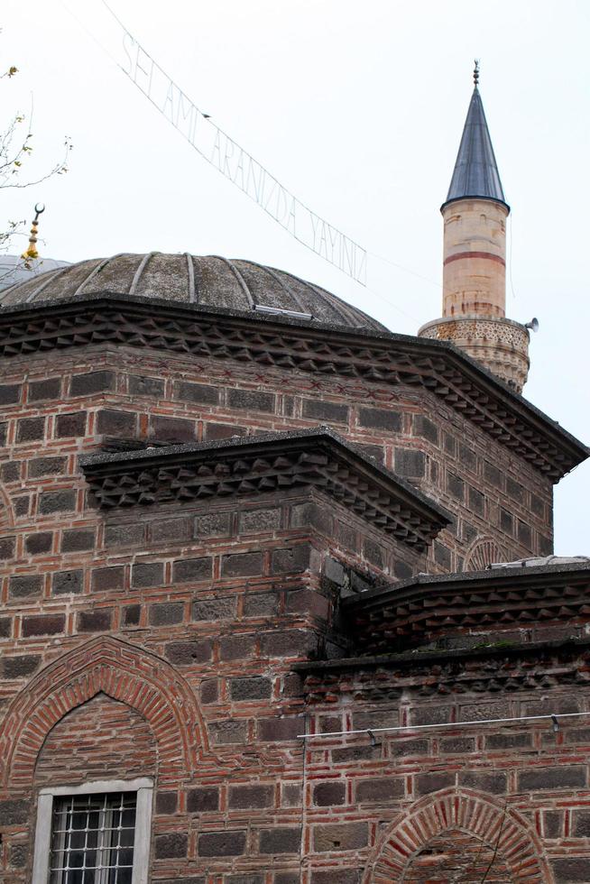 Architektur der islamischen Religionsmoschee in der Türkei foto