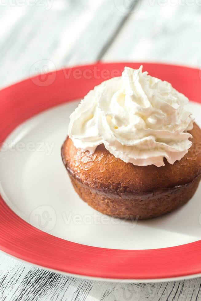 Rum baba Nahansicht foto