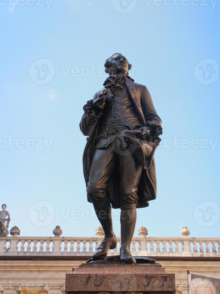 goethe denkmal leipzig foto